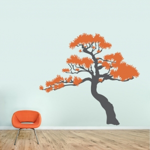 Japanese Bonsai Tree Wall Decal