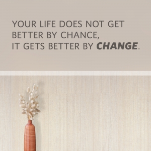 Better By Change Wall Quote Decal