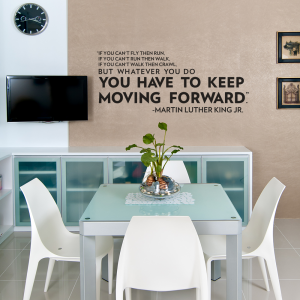 Keep Moving Forward Wall Quote Decal