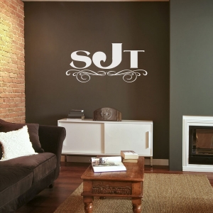 French roman wall decal