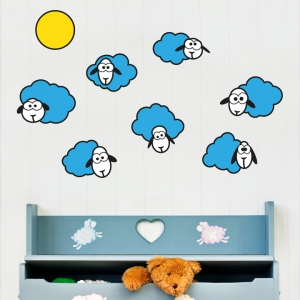 Cloud Sheep Wall Decal