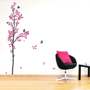 Skinny Tree Wall Decal