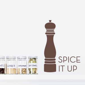 Spice It Up - Pepper Grinder - Wall Decal