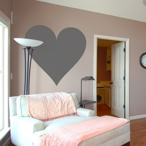 Heart wall decal