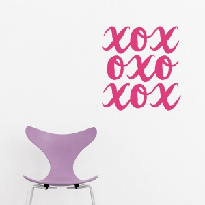 XOXO Wall Quote Decal