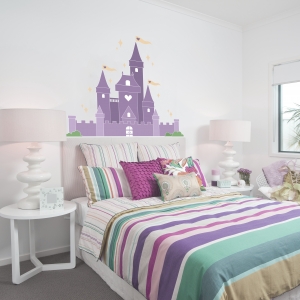 Castle Headboard Wall Decal