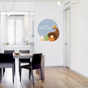 Cornucopia Printed Wall Decal