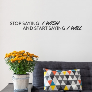 I Will Wall Quote Decal