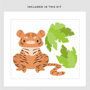 Little Tiger Wall Decal Kit