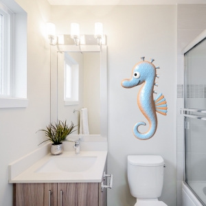 3D Seahorse Printed Wall Decal