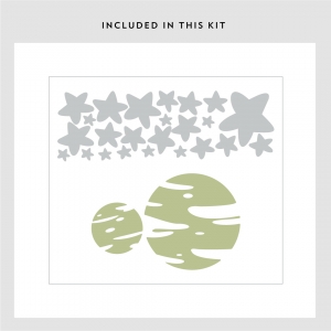 Star Planets Wall Decal Kit