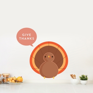 Turkey Printed Wall Decal