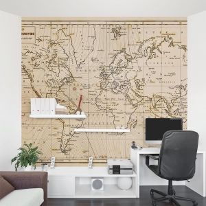Old World Map Wall Mural