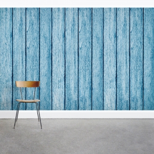 Faux Wood Paneling Wall Mural