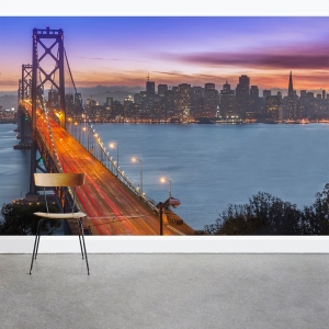 Bay Bridge to San Francisco Wall Mural