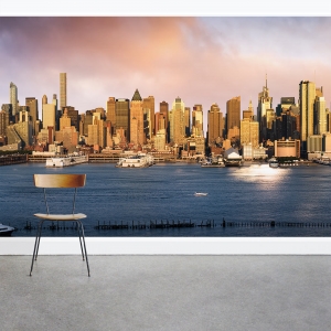 New York Bay Wall Mural