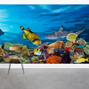 Underwater Sea Life Wall Mural