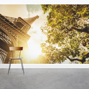 The Tower in Autumn Wall Mural