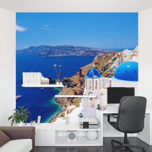 Santorini Escape Wall Mural