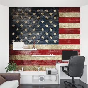 American Flag Wall Mural