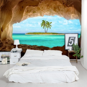 Remote Island Wall Mural