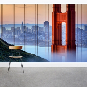 San Francisco at Dawn Wall Mural