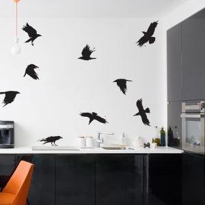 Black Crows Wall Decal