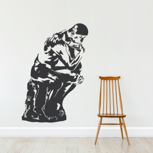 Auguste Rodin's The Thinker Wall Decal