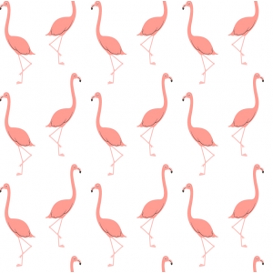 Flamingo Removable Wallpaper Tiles