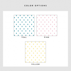 Rain drop Removable Wallpaper Tile Colors