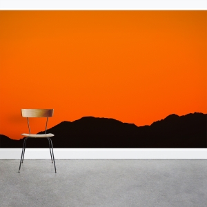 Sunset over the Mountains of Eilat I Wall Mural