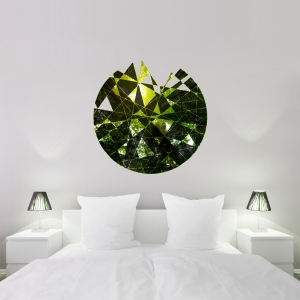FOREST - Geometric Cutout Printed Wall Decal
