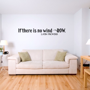 If there is no wind Wall Decal