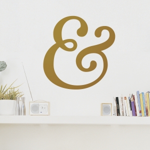 Ampersand Wall Decal