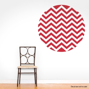 Chevron Circle Wall Decal