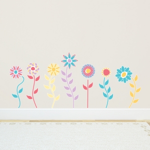 Spring Flowers - Printed Wall Decals