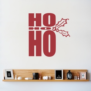 Ho Ho Ho Wall Decal