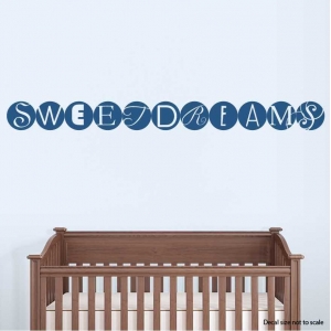 Sweet Dreams Wall Decal