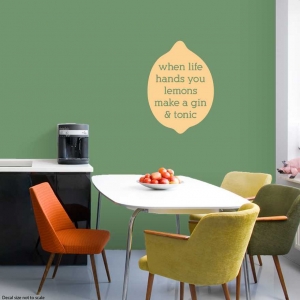 When Life Hands You Lemons Wall Quote Decal
