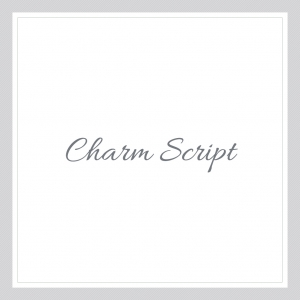 Charm Script Custom Text Wall Decal