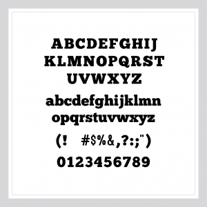 Chunky Block-Custom Text Wall Decal