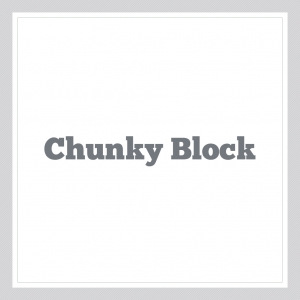 Chunky Block - Custom Text Wall Decal