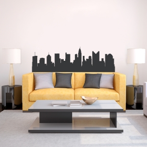 Columbus Ohio Skyline Vinyl Wall Art Decal