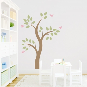 Hummingbird Tree Wall Decal