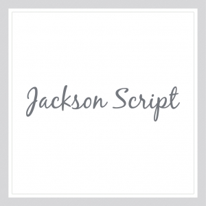 Jackson Script - Custom Text Wall Decal