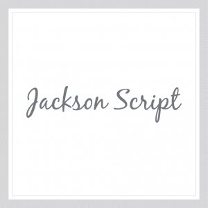 Jackson Script - Custom Text Wall Decal