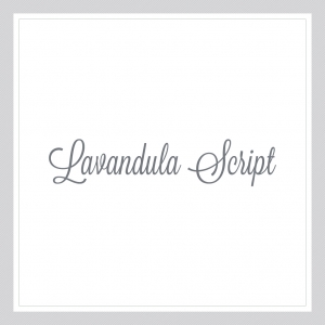 Lavandula-Script-Custom Text Wall Decal