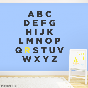 Custom Alphabet Wall Art Decal