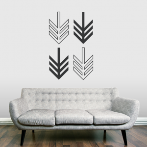 Geometric Arrows Wall Decal