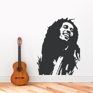 Bob Marley wall decal